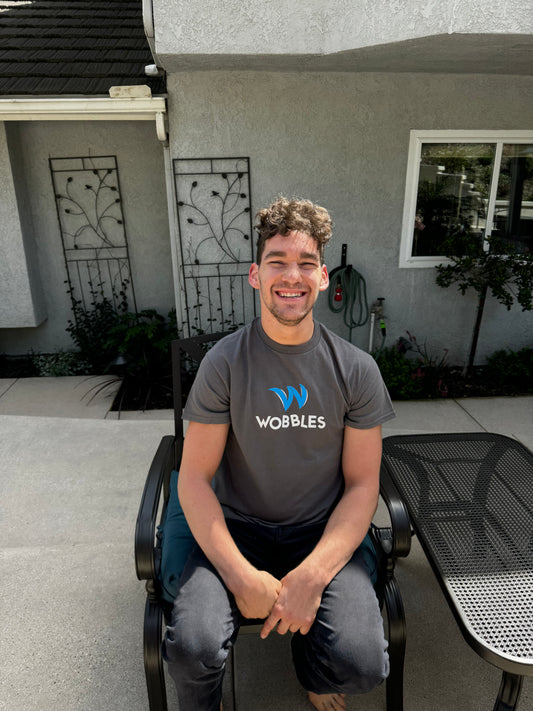 Grey Lift till you Wobble T-shirt